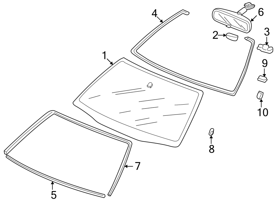 3WINDSHIELD. GLASS. REVEAL MOLDINGS.https://images.simplepart.com/images/parts/motor/fullsize/4422305.png