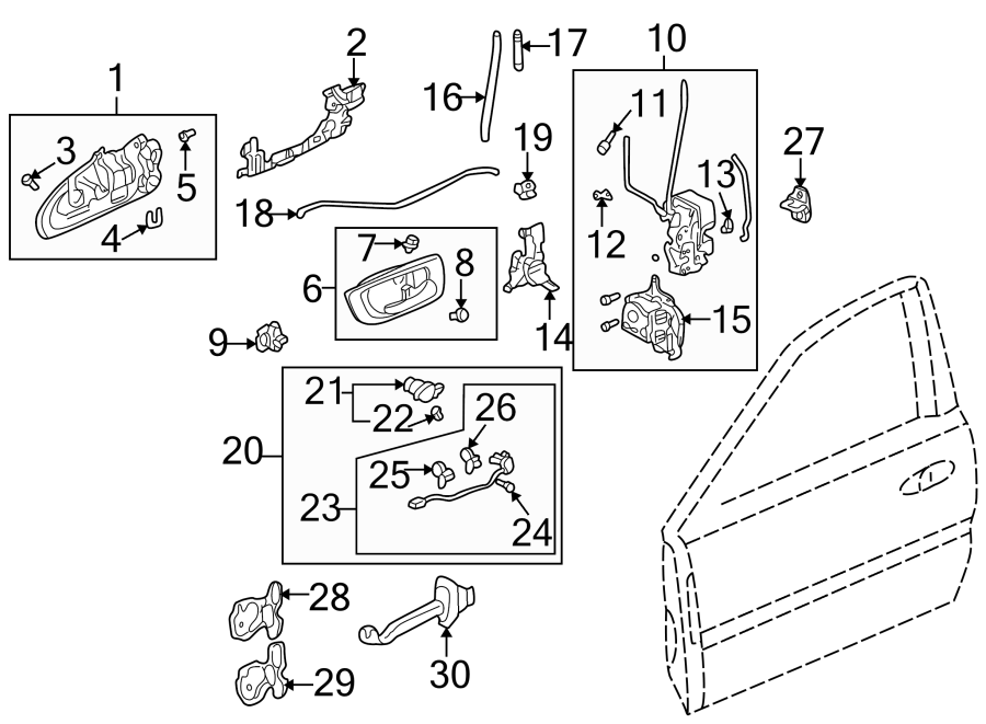 22FRONT DOOR. LOCK & HARDWARE.https://images.simplepart.com/images/parts/motor/fullsize/4422440.png