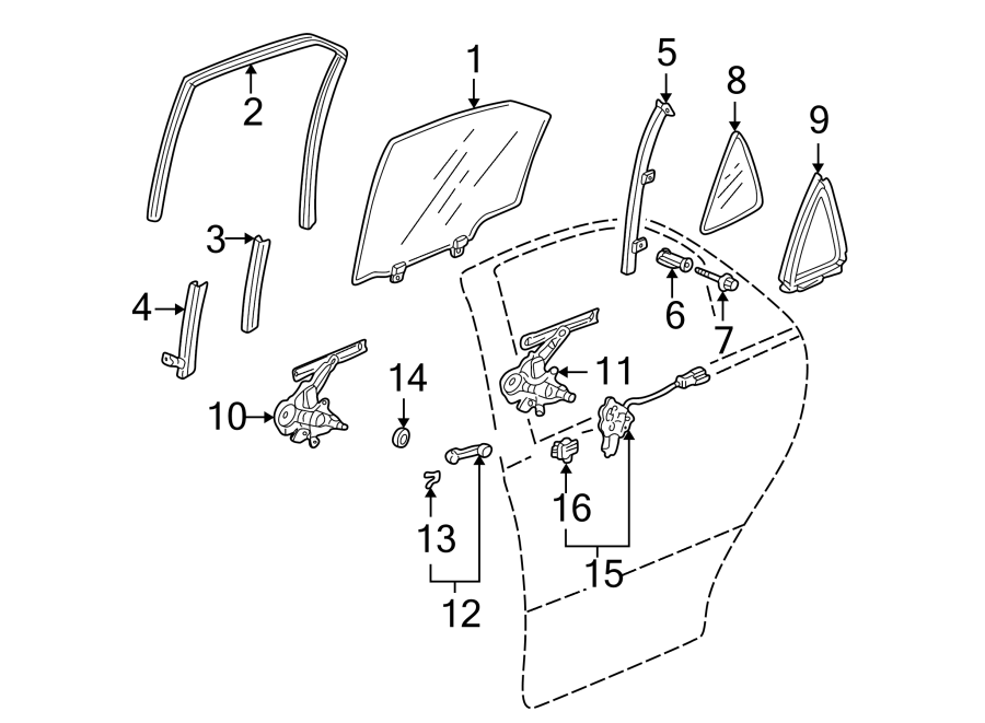 13REAR DOOR. GLASS & HARDWARE.https://images.simplepart.com/images/parts/motor/fullsize/4422465.png