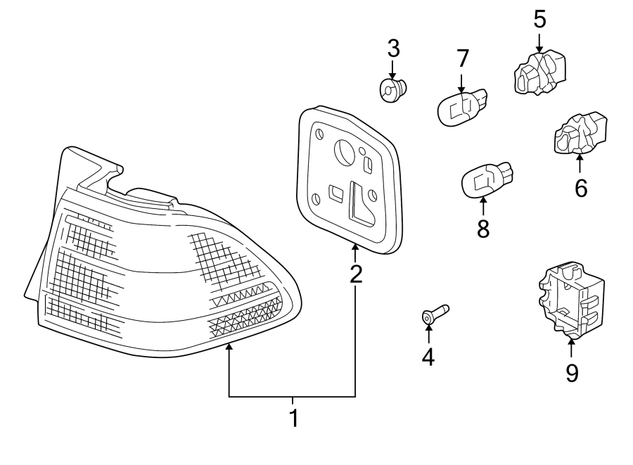 REAR LAMPS. TAIL LAMPS.