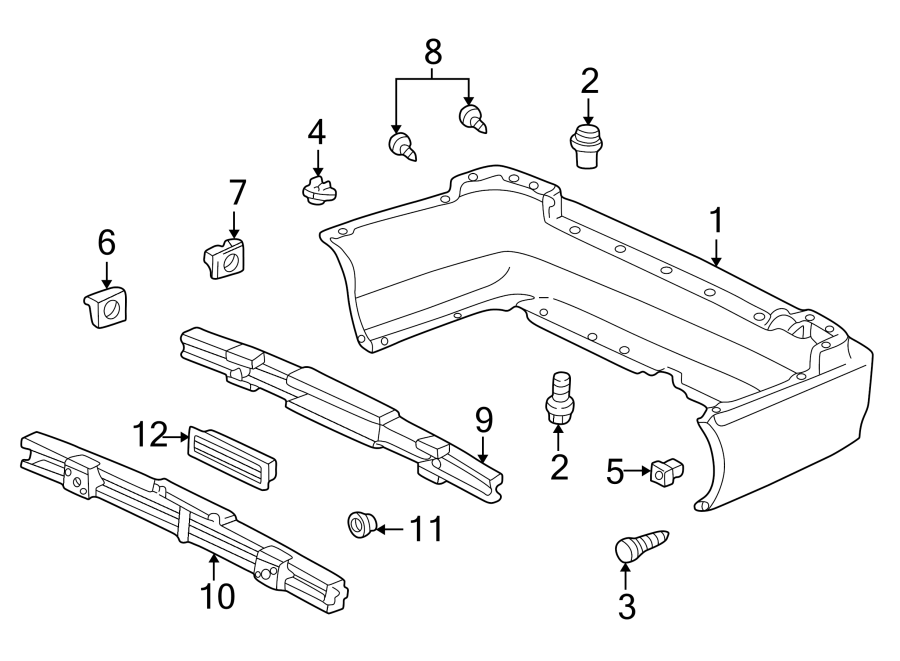 11REAR BUMPER. BUMPER & COMPONENTS.https://images.simplepart.com/images/parts/motor/fullsize/4422580.png