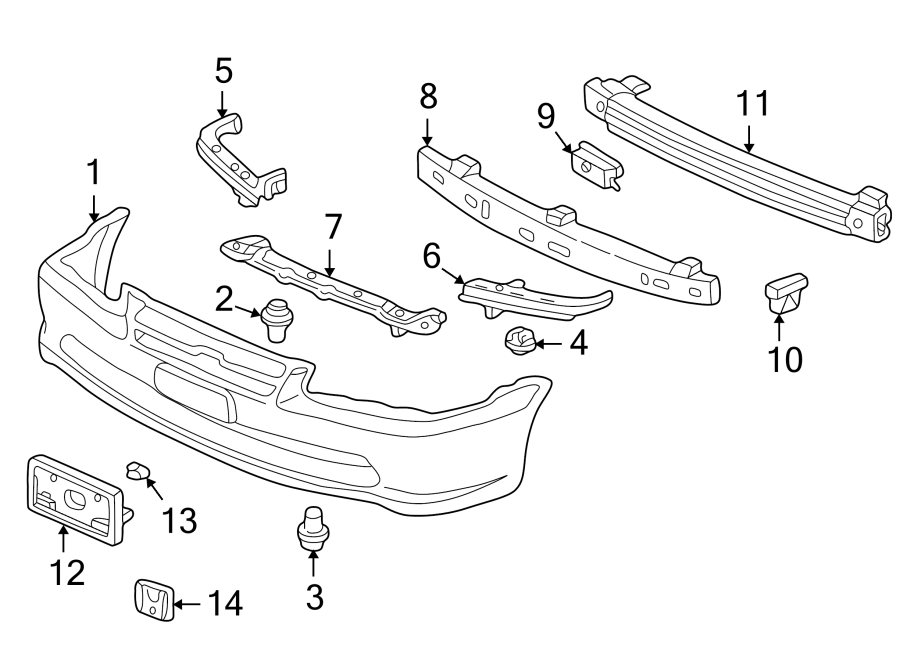 9FRONT BUMPER. BUMPER & COMPONENTS.https://images.simplepart.com/images/parts/motor/fullsize/4423012.png