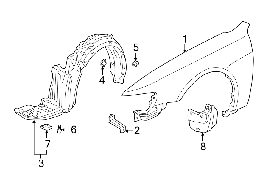 1EXTERIOR TRIM. FENDER & COMPONENTS.https://images.simplepart.com/images/parts/motor/fullsize/4423100.png