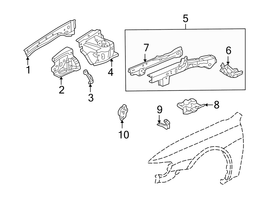 3FENDER. STRUCTURAL COMPONENTS & RAILS.https://images.simplepart.com/images/parts/motor/fullsize/4423110.png