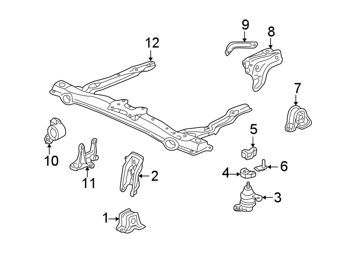 10ENGINE / TRANSAXLE. ENGINE & TRANS MOUNTING.https://images.simplepart.com/images/parts/motor/fullsize/4423175.png