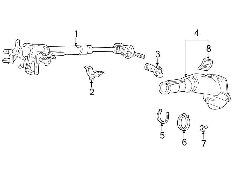 3STEERING COLUMN ASSEMBLY.https://images.simplepart.com/images/parts/motor/fullsize/4423280.png