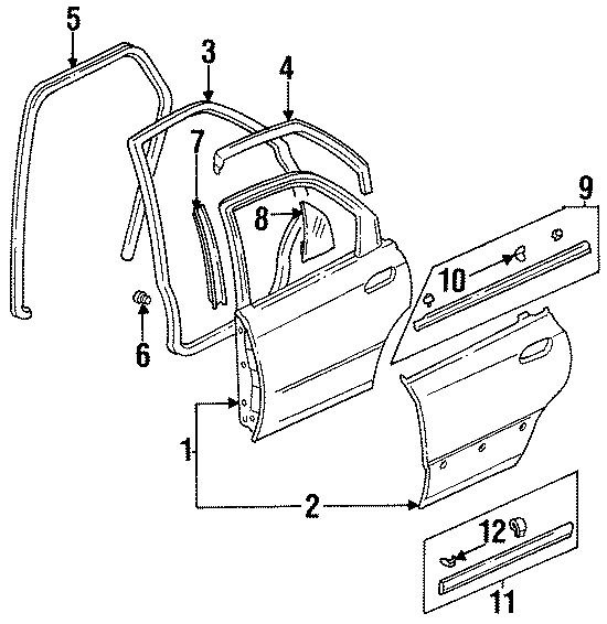 12REAR DOOR. DOOR & COMPONENTS. EXTERIOR TRIM.https://images.simplepart.com/images/parts/motor/fullsize/4424580.png