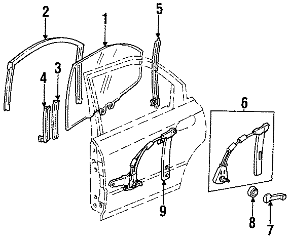 9REAR DOOR. GLASS & HARDWARE.https://images.simplepart.com/images/parts/motor/fullsize/4424590.png