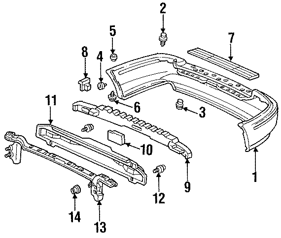 14REAR BUMPER. BUMPER & COMPONENTS.https://images.simplepart.com/images/parts/motor/fullsize/4424761.png