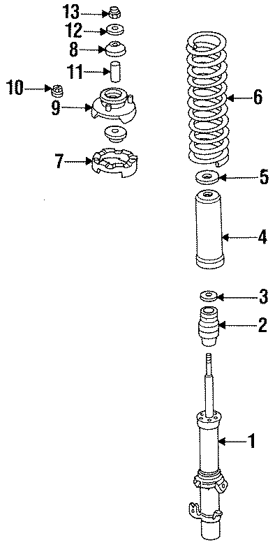 FRONT SUSPENSION. SHOCKS & SUSPENSION COMPONENTS.