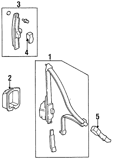 RESTRAINT SYSTEMS. FRONT SEAT BELTS.