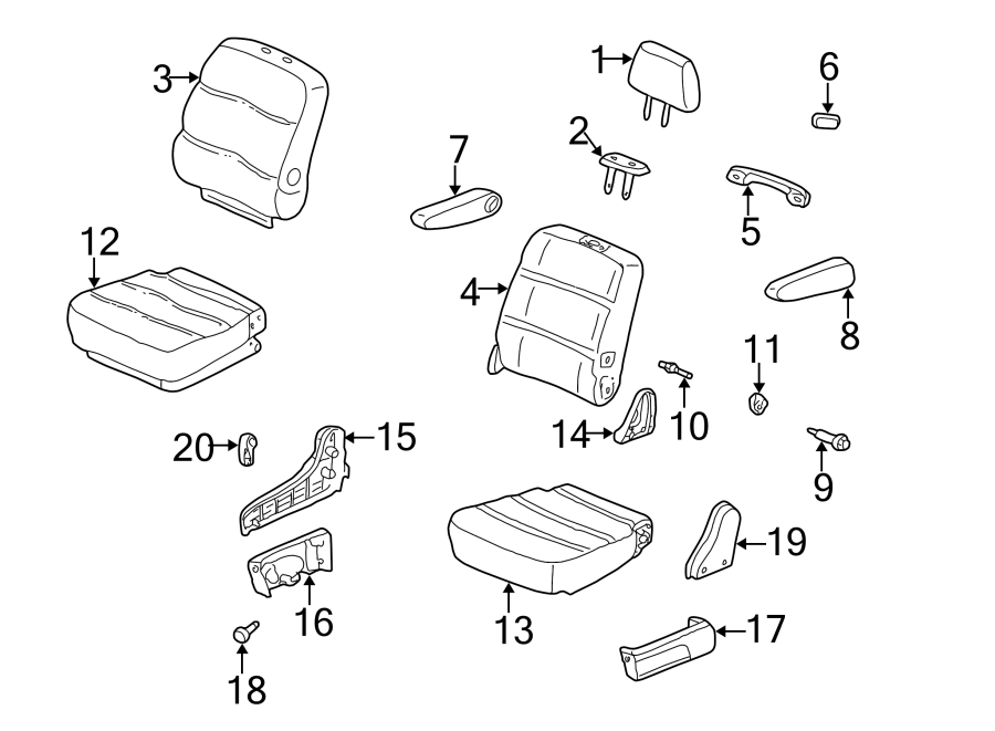 1Front door. Seats & tracks. Second row seats.https://images.simplepart.com/images/parts/motor/fullsize/4427315.png