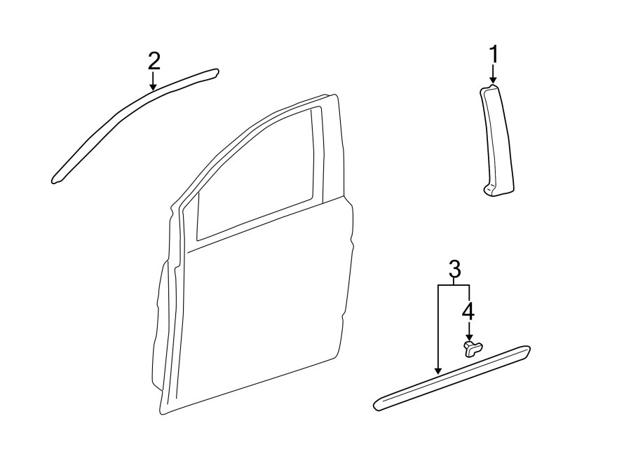 3FRONT DOOR. EXTERIOR TRIM.https://images.simplepart.com/images/parts/motor/fullsize/4427395.png