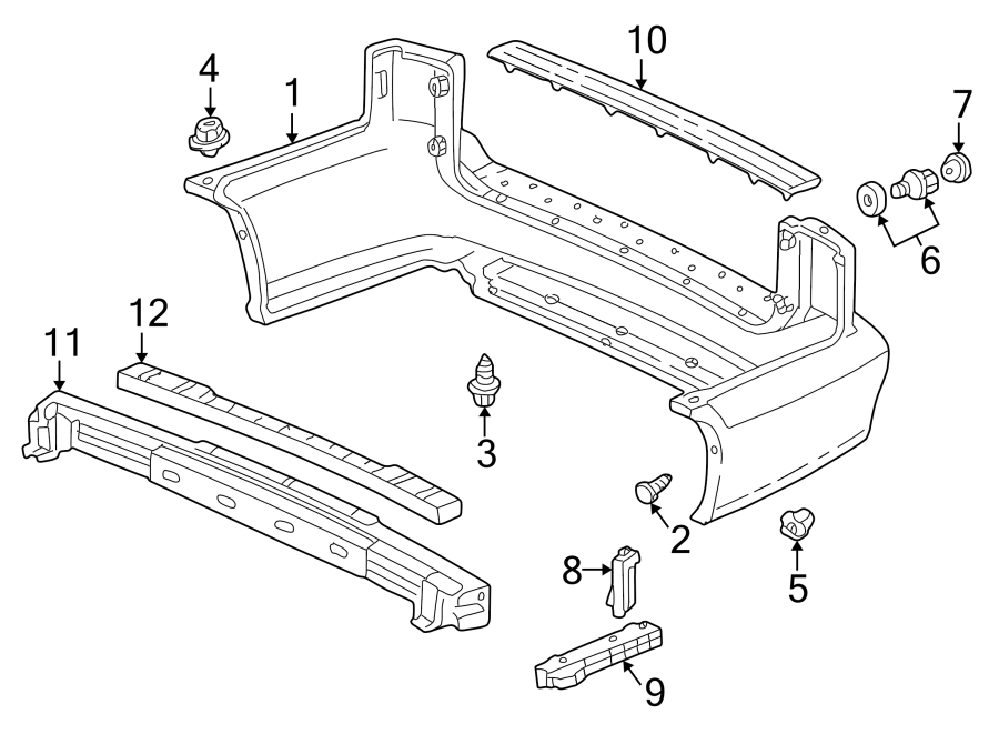 6REAR BUMPER. BUMPER & COMPONENTS.https://images.simplepart.com/images/parts/motor/fullsize/4427580.png