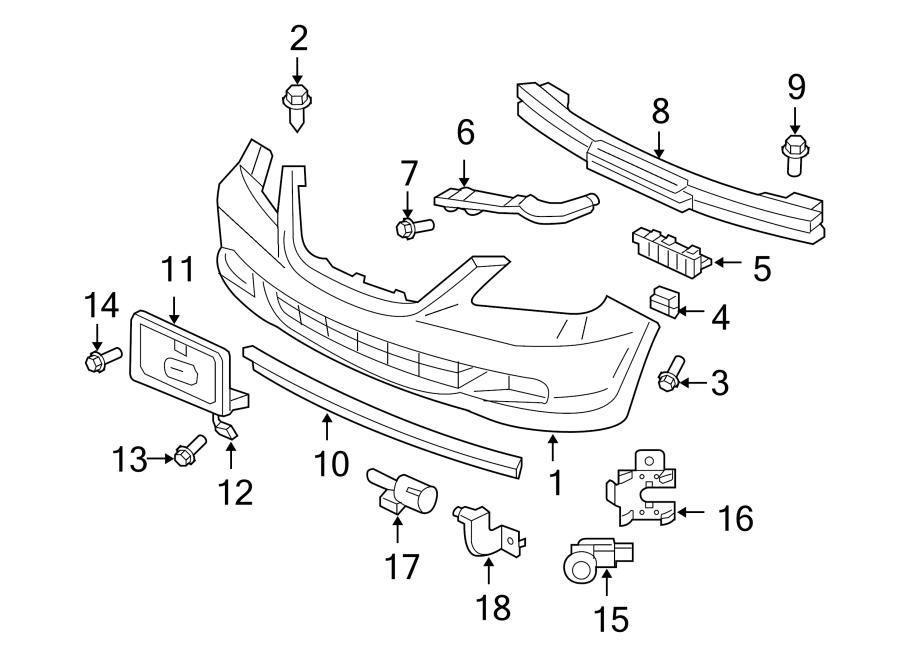 13FRONT BUMPER. BUMPER & COMPONENTS.https://images.simplepart.com/images/parts/motor/fullsize/4428010.png