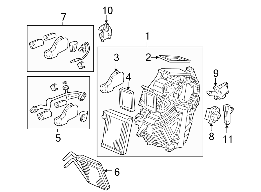 8AIR CONDITIONER & HEATER. EVAPORATOR & HEATER COMPONENTS.https://images.simplepart.com/images/parts/motor/fullsize/4428075.png