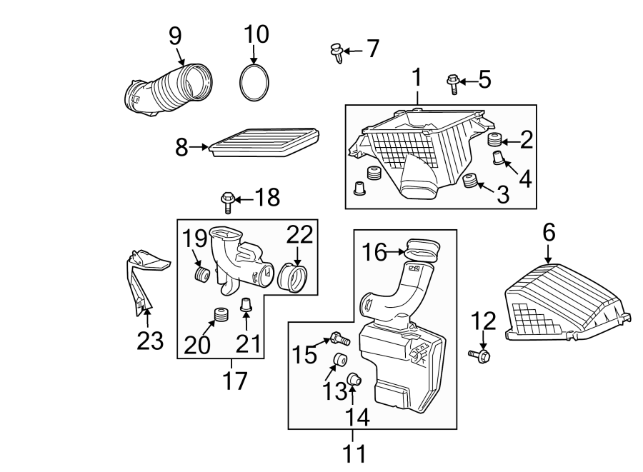 11ENGINE / TRANSAXLE. AIR INTAKE.https://images.simplepart.com/images/parts/motor/fullsize/4428145.png