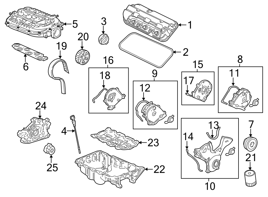 Engine / transaxle. Engine parts.