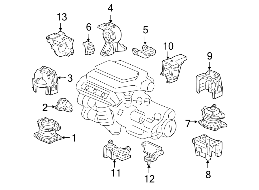 10ENGINE / TRANSAXLE. ENGINE & TRANS MOUNTING.https://images.simplepart.com/images/parts/motor/fullsize/4428165.png