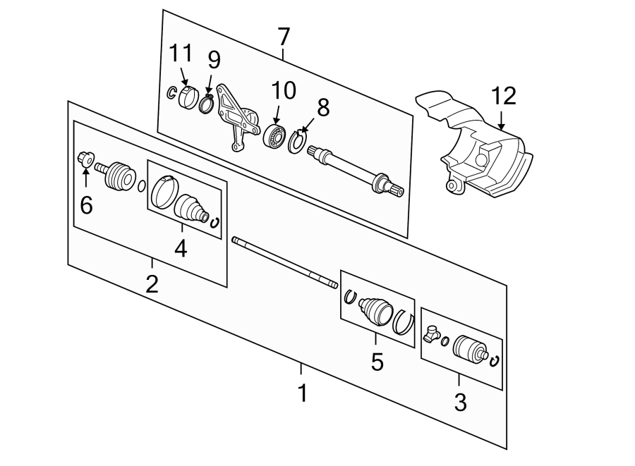 FRONT SUSPENSION. DRIVE AXLES.