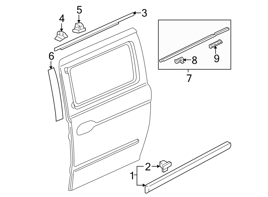 7SIDE LOADING DOOR. EXTERIOR TRIM.https://images.simplepart.com/images/parts/motor/fullsize/4428490.png