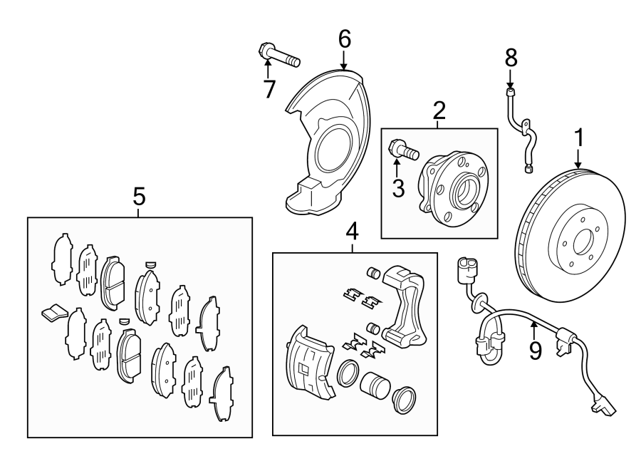 2FRONT SUSPENSION. BRAKE COMPONENTS.https://images.simplepart.com/images/parts/motor/fullsize/4429230.png