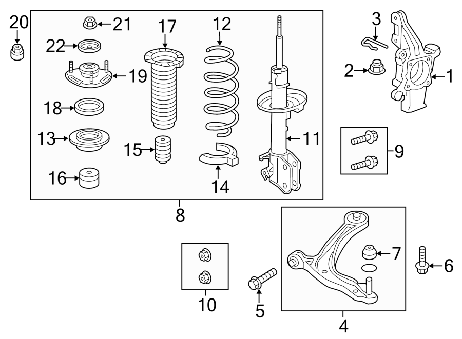 8FRONT SUSPENSION. SUSPENSION COMPONENTS.https://images.simplepart.com/images/parts/motor/fullsize/4429235.png