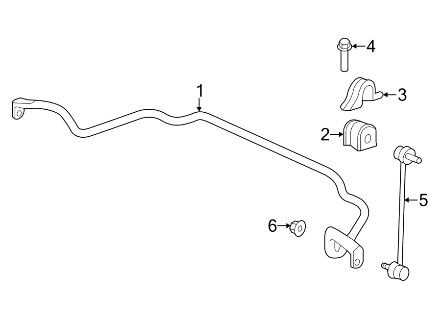 FRONT SUSPENSION. STABILIZER BAR & COMPONENTS.