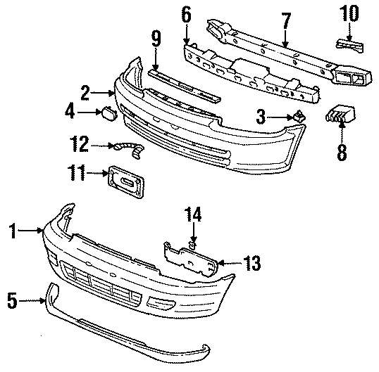 4FRONT BUMPER. BUMPER & COMPONENTS.https://images.simplepart.com/images/parts/motor/fullsize/4430010.png