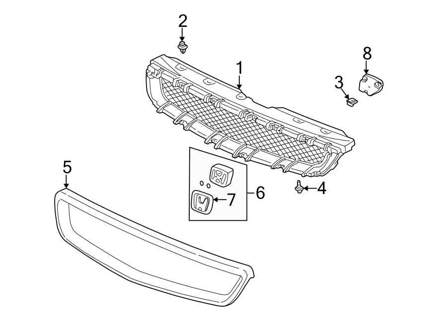 7GRILLE & COMPONENTS.https://images.simplepart.com/images/parts/motor/fullsize/4431019.png