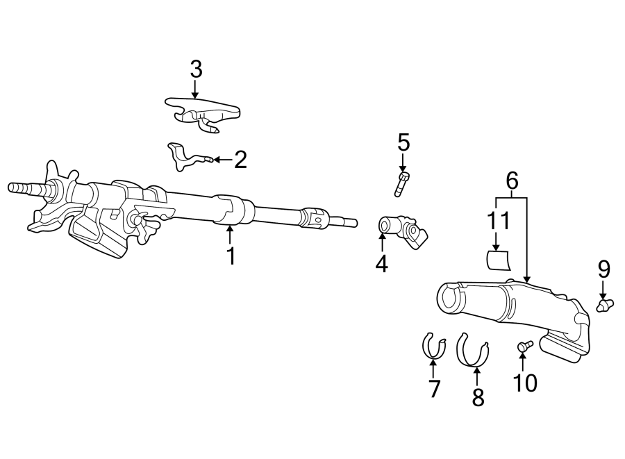 4STEERING COLUMN ASSEMBLY.https://images.simplepart.com/images/parts/motor/fullsize/4431175.png