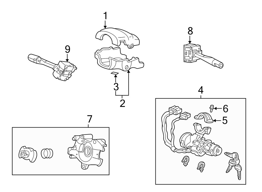 6STEERING COLUMN. SHROUD. SWITCHES & LEVERS.https://images.simplepart.com/images/parts/motor/fullsize/4431180.png