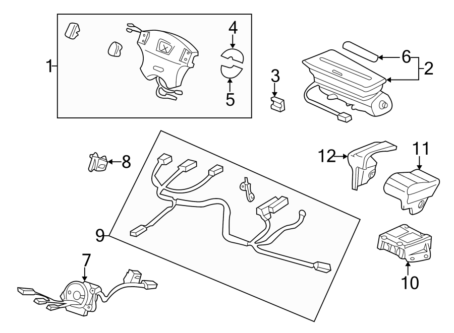 10RESTRAINT SYSTEMS. AIR BAG COMPONENTS.https://images.simplepart.com/images/parts/motor/fullsize/4431235.png