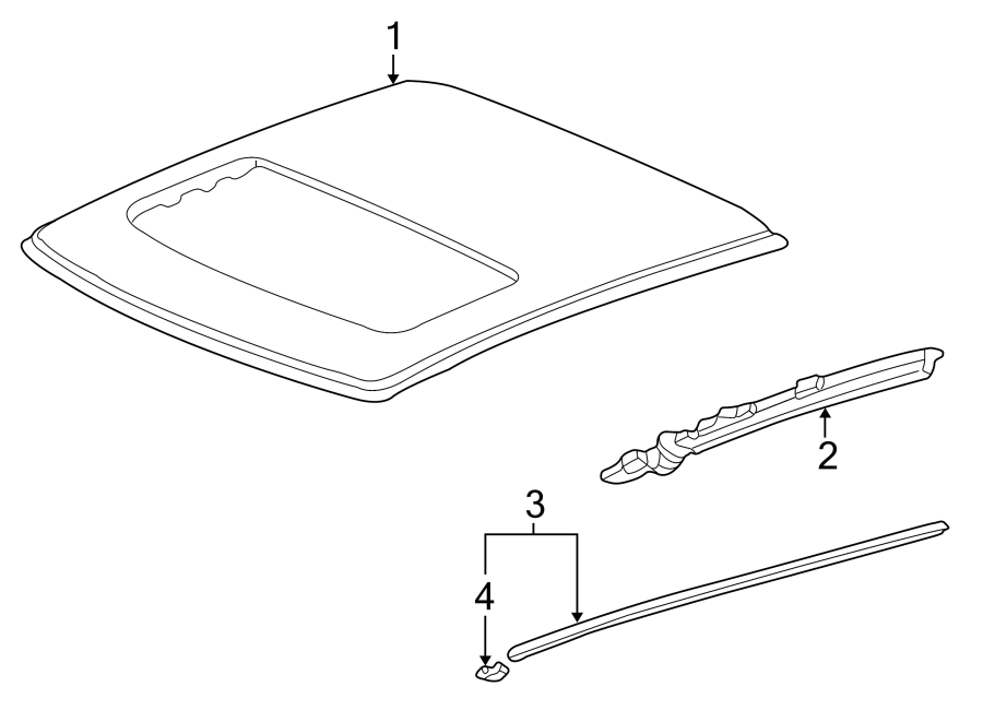 3EXTERIOR TRIM. ROOF & COMPONENTS.https://images.simplepart.com/images/parts/motor/fullsize/4431300.png