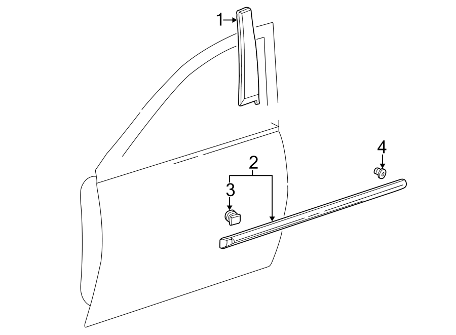 3FRONT DOOR. EXTERIOR TRIM.https://images.simplepart.com/images/parts/motor/fullsize/4431405.png