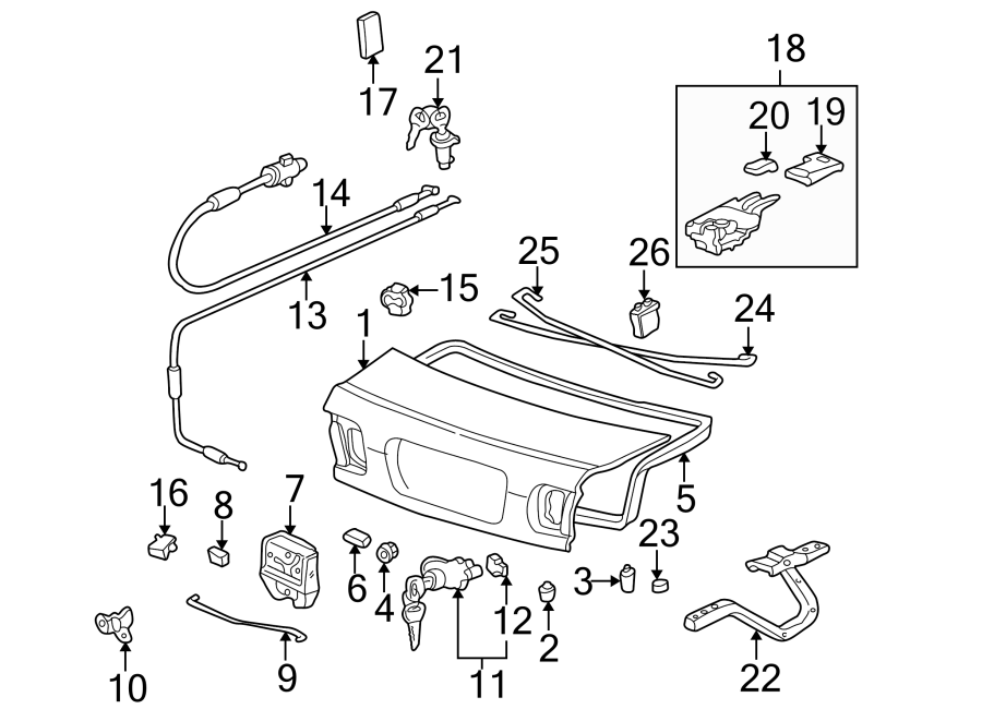 2Trunk lid. Lid & components.https://images.simplepart.com/images/parts/motor/fullsize/4431575.png