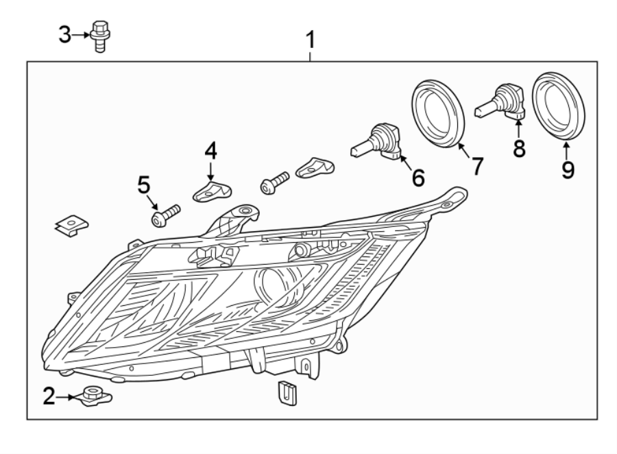 5FRONT LAMPS. HEADLAMP COMPONENTS.https://images.simplepart.com/images/parts/motor/fullsize/4433020.png