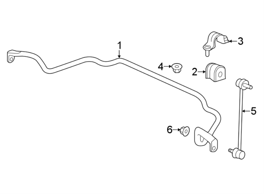 FRONT SUSPENSION. STABILIZER BAR & COMPONENTS.