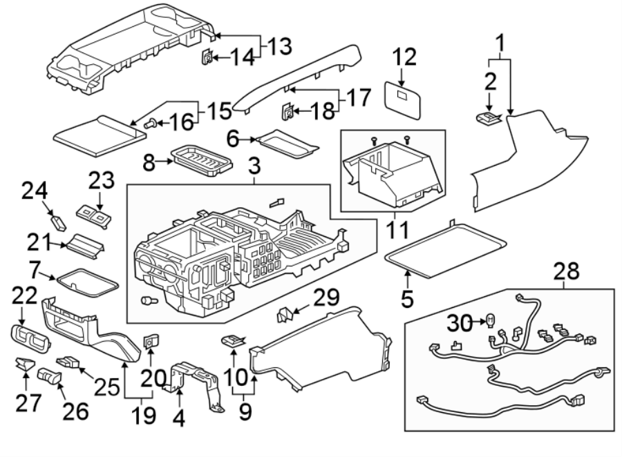 30Center console.https://images.simplepart.com/images/parts/motor/fullsize/4433340.png