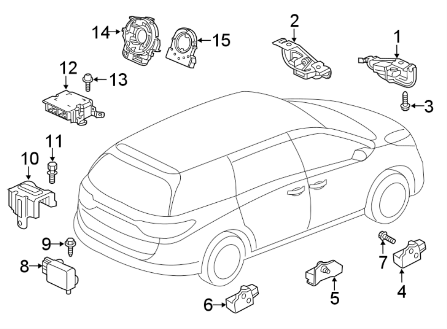 RESTRAINT SYSTEMS. AIR BAG COMPONENTS.