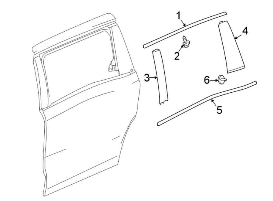 6SIDE LOADING DOOR. EXTERIOR TRIM.https://images.simplepart.com/images/parts/motor/fullsize/4433525.png