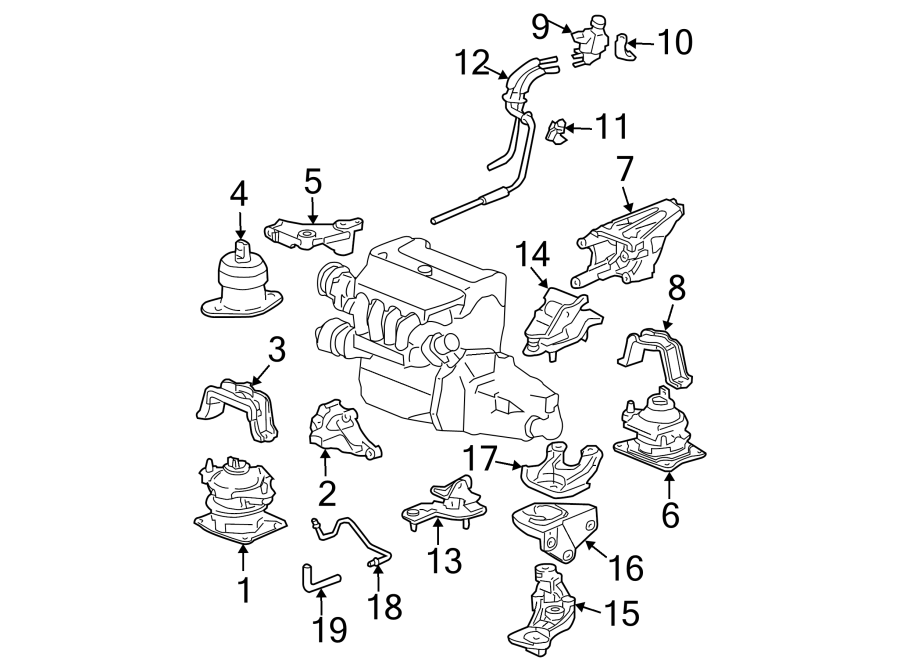 4ENGINE / TRANSAXLE. ENGINE & TRANS MOUNTING.https://images.simplepart.com/images/parts/motor/fullsize/4436275.png