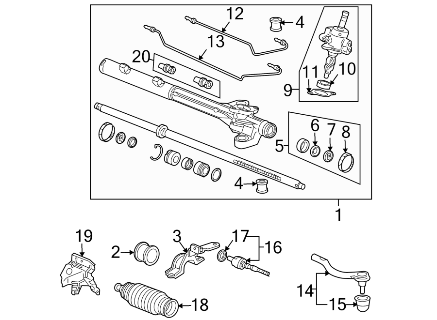 3STEERING GEAR & LINKAGE.https://images.simplepart.com/images/parts/motor/fullsize/4436410.png