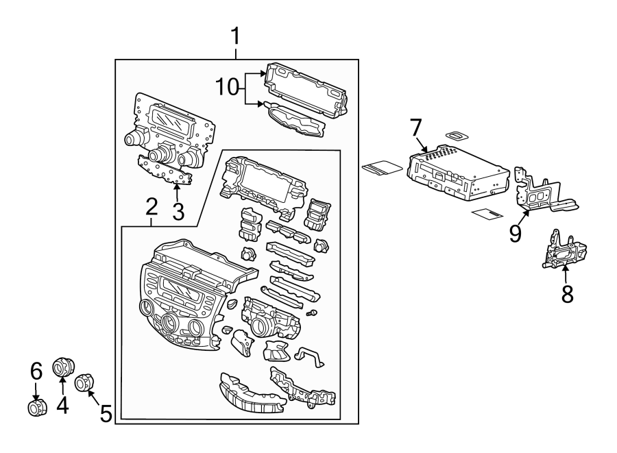 INSTRUMENT PANEL COMPONENTS.