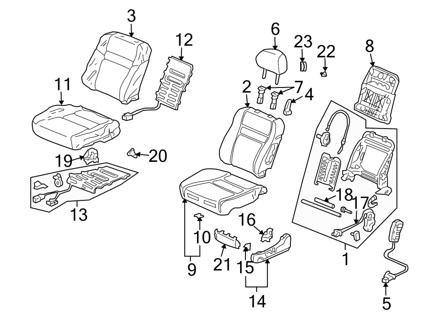 11SEATS & TRACKS. FRONT SEAT COMPONENTS.https://images.simplepart.com/images/parts/motor/fullsize/4436565.png