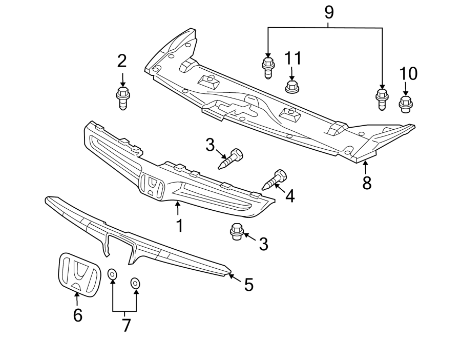 10GRILLE & COMPONENTS.https://images.simplepart.com/images/parts/motor/fullsize/4437035.png