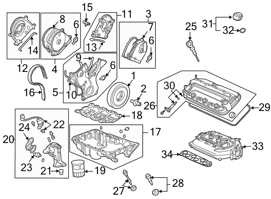 26ENGINE / TRANSAXLE. ENGINE PARTS.https://images.simplepart.com/images/parts/motor/fullsize/4437295.png