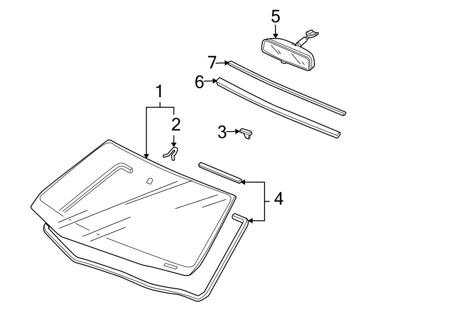 7WINDSHIELD. GLASS. REVEAL MOLDINGS.https://images.simplepart.com/images/parts/motor/fullsize/4437440.png