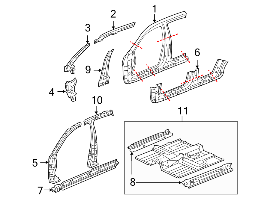 9PILLARS. ROCKER & FLOOR.https://images.simplepart.com/images/parts/motor/fullsize/4437630.png