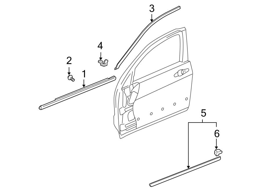 2FRONT DOOR. EXTERIOR TRIM.https://images.simplepart.com/images/parts/motor/fullsize/4437655.png